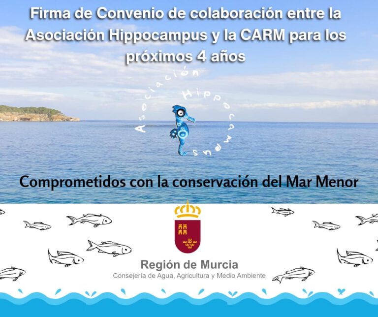 Firma de convenio de colaboración entre la asociación Hippocampus y el CARM