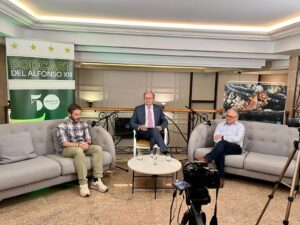 Grabación del podcast de la Asociación Hippocampus en el Hotel Alfonso XIII de Cartagena”
